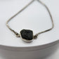 Alexandrite Adjustable Bracelet Raw Color Change Stone Silver Slider Bracelet June Birthstone Gift