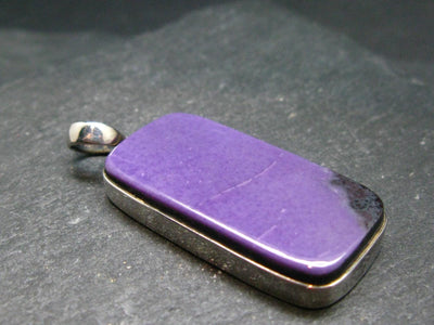 Sugilite Silver Pendant From South Africa - 2.0"