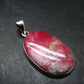 Rare Pink Tugtupite Sterling Silver Pendant From Greenland - 1.6" - 5.48 Grams