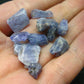 Lot of 10 Gem Tanzanite Zoisite Crystals From Tanzania - 38.60 Carats