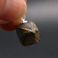 Magnetite Crystal Silver Pendant From Bolivia - 0.7" - 3.79 Grams