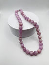 Natural Kunzite Necklace | Pink Kunzite Beads | Heart Healing Crystal | Calming & Feminine Energy