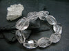 Goshenite Beryl Genuine Bracelet ~ 7 Inches ~ 22mm Facetted Beads