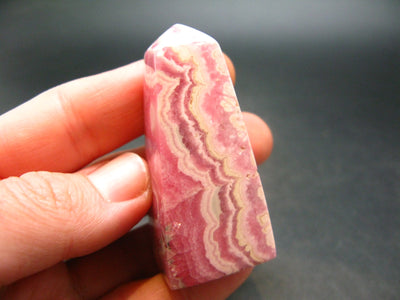 Beautiful Rhodochrosite Obelisk Pyramid from Argentina - 2.0"