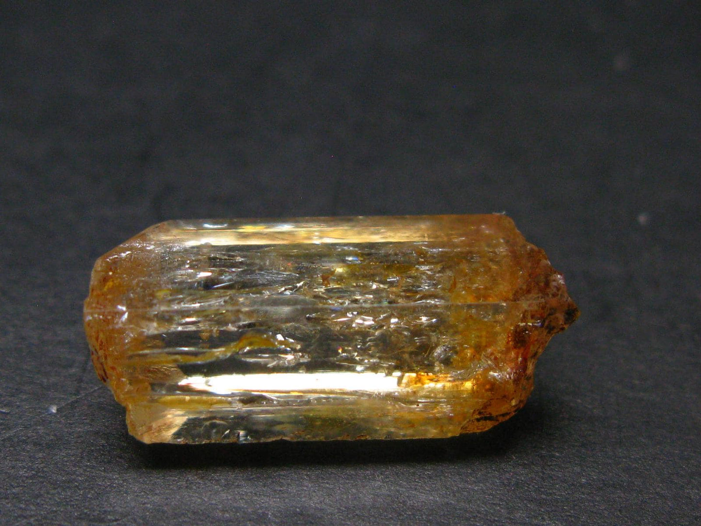 Imperial Topaz Crystal From Zambia - 0.8" - 16.0 Carats