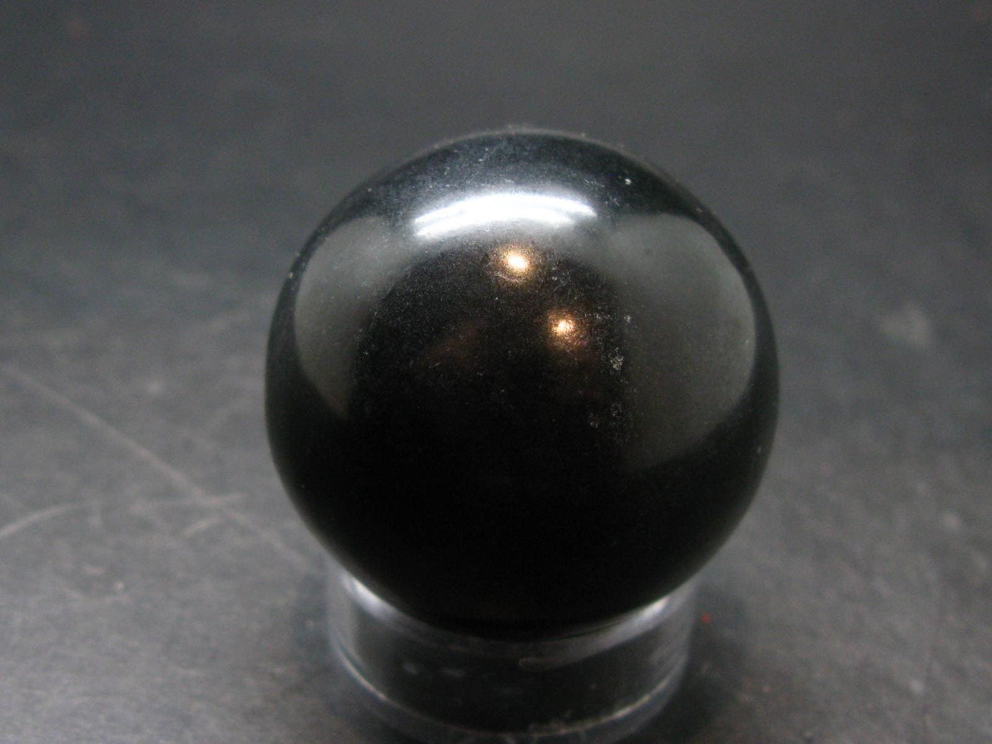 Black Jade Sphere Ball From Greenland - 1.6" - 92.41 Grams