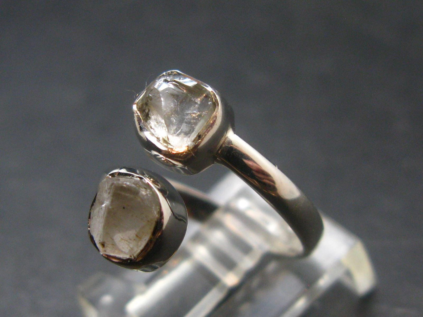 Phenakite Phenacite Sterling Silver Size 7 Ring from Russia - 2.30 Grams