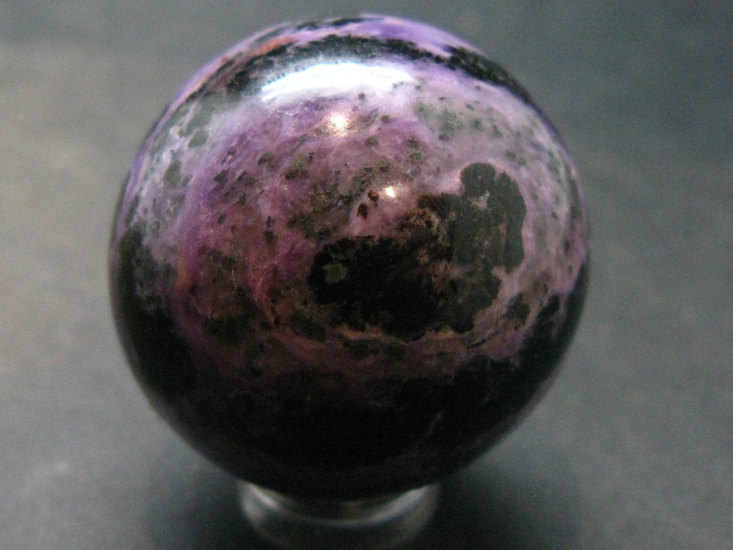 Nice Charoite Sphere from Russia - 63.05 Grams - 1.3"