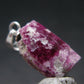 Bixbite Red Emerald Beryl Silver Pendant From Utah USA - 6.36 Carats - 0.8"