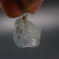 Natural Blue Celestite Celestine 925 Silver Pendant from Madagascar - 0.8" - 5.34 Grams