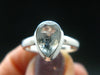 Cute Delicate Genuine Facetted Aquamarine Gem Sterling Silver Ring - Size 7 - 2.72 Grams