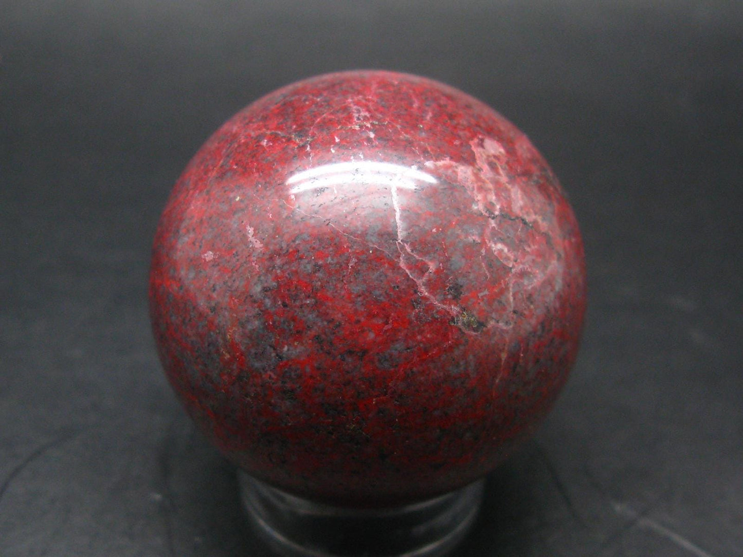 Large Cinnabar Ball Sphere from Spain - 176.6 Grams - 2.0"