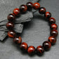 Bulls Eye (Red Tiger Eye) Genuine Bracelet ~ 7 Inches ~ 10mm Beads