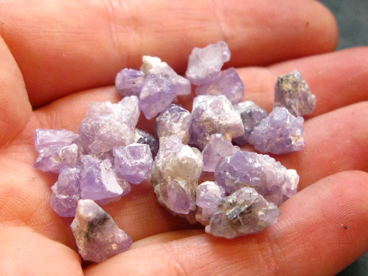 Lot of 25 Gem Purple Apatite Crystals From Pakistan