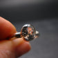 Phenakite Phenacite Crystal Facetted Silver 1.71 Carats Ring From Russia - Size 8 - 2.03 Grams