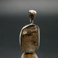 Phenakite Phenacite Crystal Silver Pendant From Russia - 0.7" - 1.19 Grams