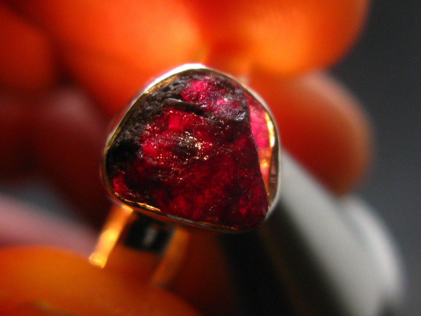 Alexandrite Crystal Silver Ring From Zimbabwe - Size 7 - 2.51 Grams