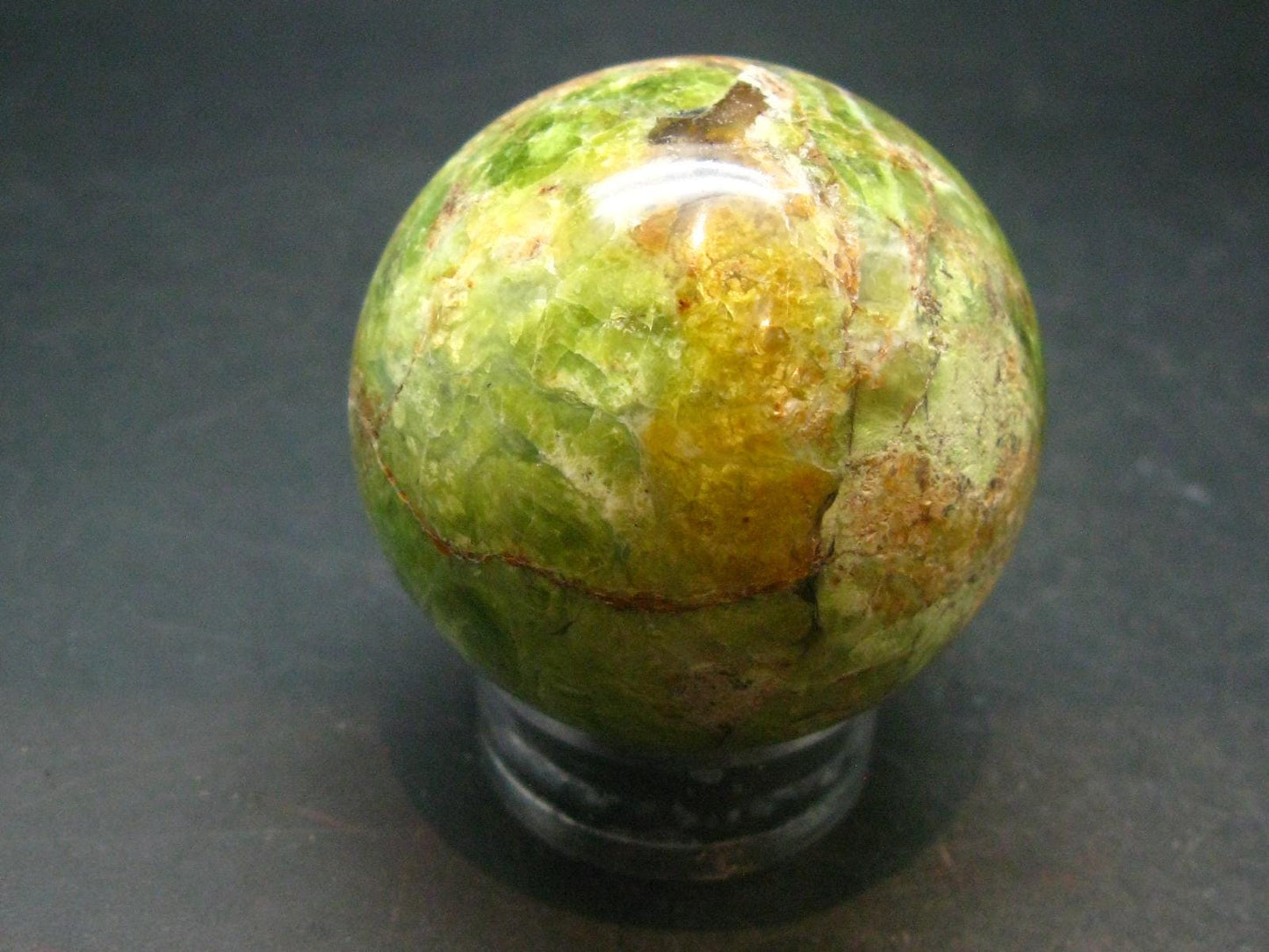 Rare Green Opal Sphere From Peru- 1.9" - 128.28 Grams