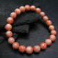 Angel Skin Coral Genuine Bracelet ~ 7 Inches ~ 9mm Round Beads