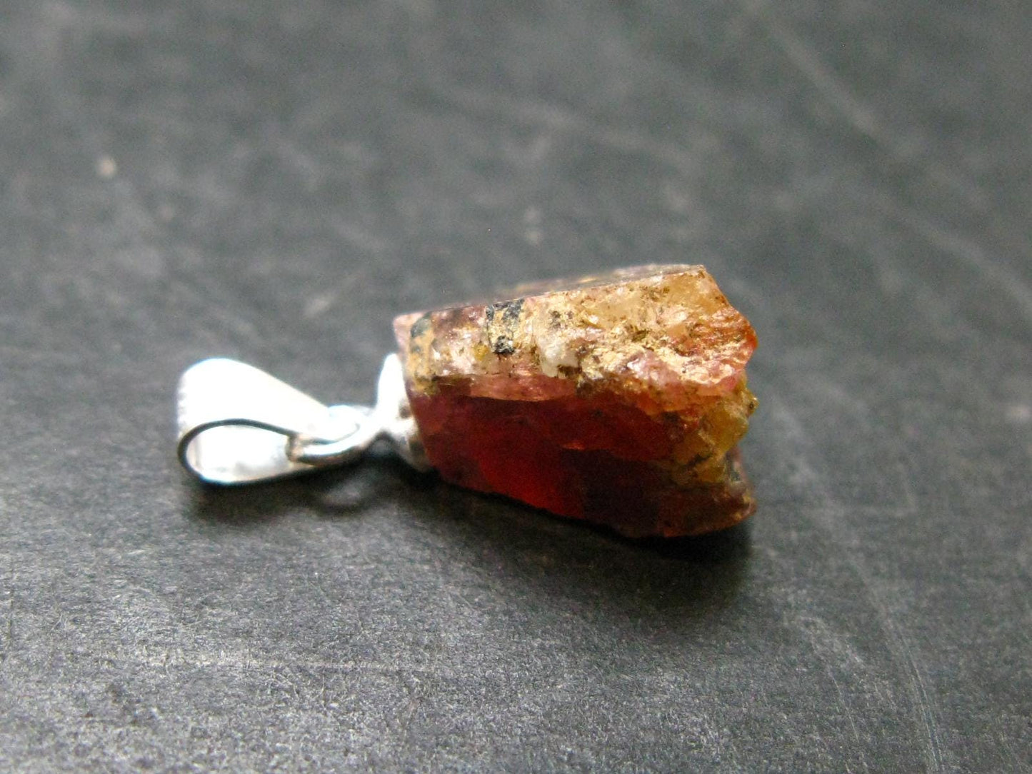 Rare Large Pezzottaite Pink Beryl 925 Silver Pendant from Madagascar - 6.05 Carats - 0.7"