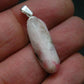 Rare Pink Tugtupite Sterling Silver Pendant From Greenland - 1.2" - 1.95 Grams