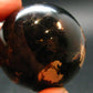 Rare Blue Amber Ball Sphere Fluorescent From Indonesia - 1.9" - 56.60 Grams