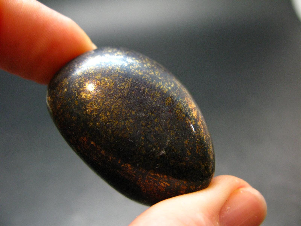 Covelite Covellite Tumbled Stone From Peru - 1.4" - 31.34 Grams