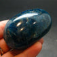 Neon Blue Apatite Tumbled Stone from Madagascar - 124.87 Grams - 2.4"