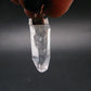Lemurian Quartz Crystal Pendant From Brazil - 1.6" - 6.62 Grams