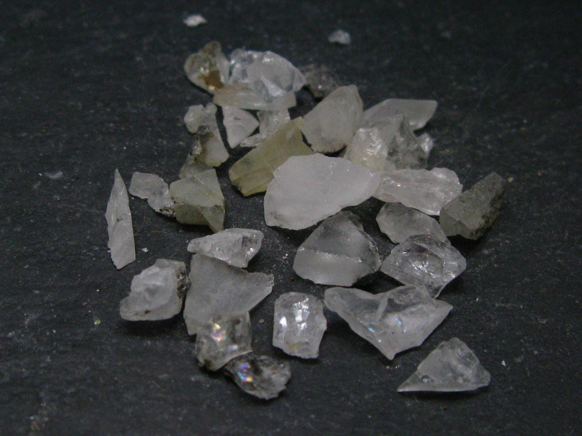 Lot of Phenakite Phenacite Crystals and Offcuts From Russia - 25 Carats