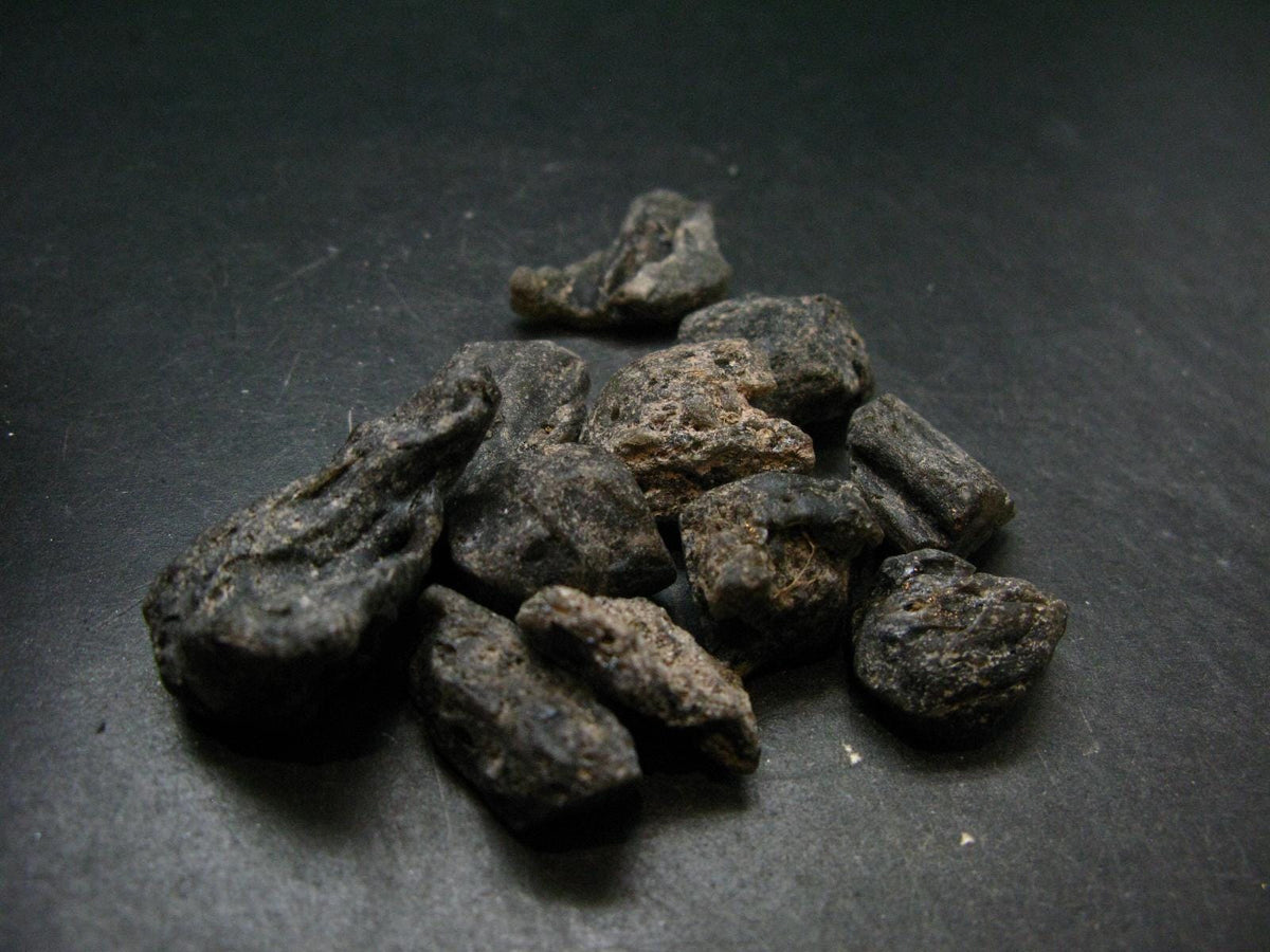 Lot of 10 Rare Darwin Glass Tektite Pleistocene Pieces From Australia - 42.67 Grams