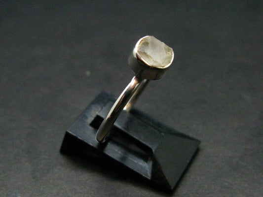 Phenakite Phenacite Crystal Silver Ring From Brazil - Size 6 - 1.79 Grams