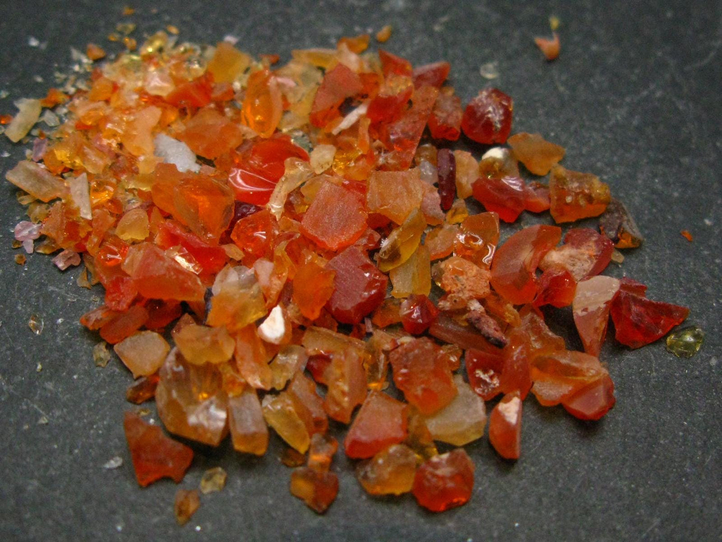 Lot of Fire Opal Pieces and Offcuts From Mexico - 26.08 Carats