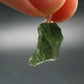 Moldavite Tektite Silver Pendant from Czech Republic - 0.9" - 1.52 Grams