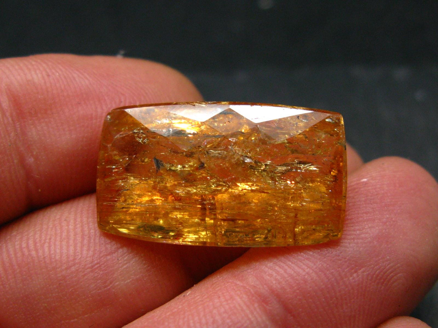 Gem Imperial Topaz Cut Stone From Brazil - 29.74 Carats