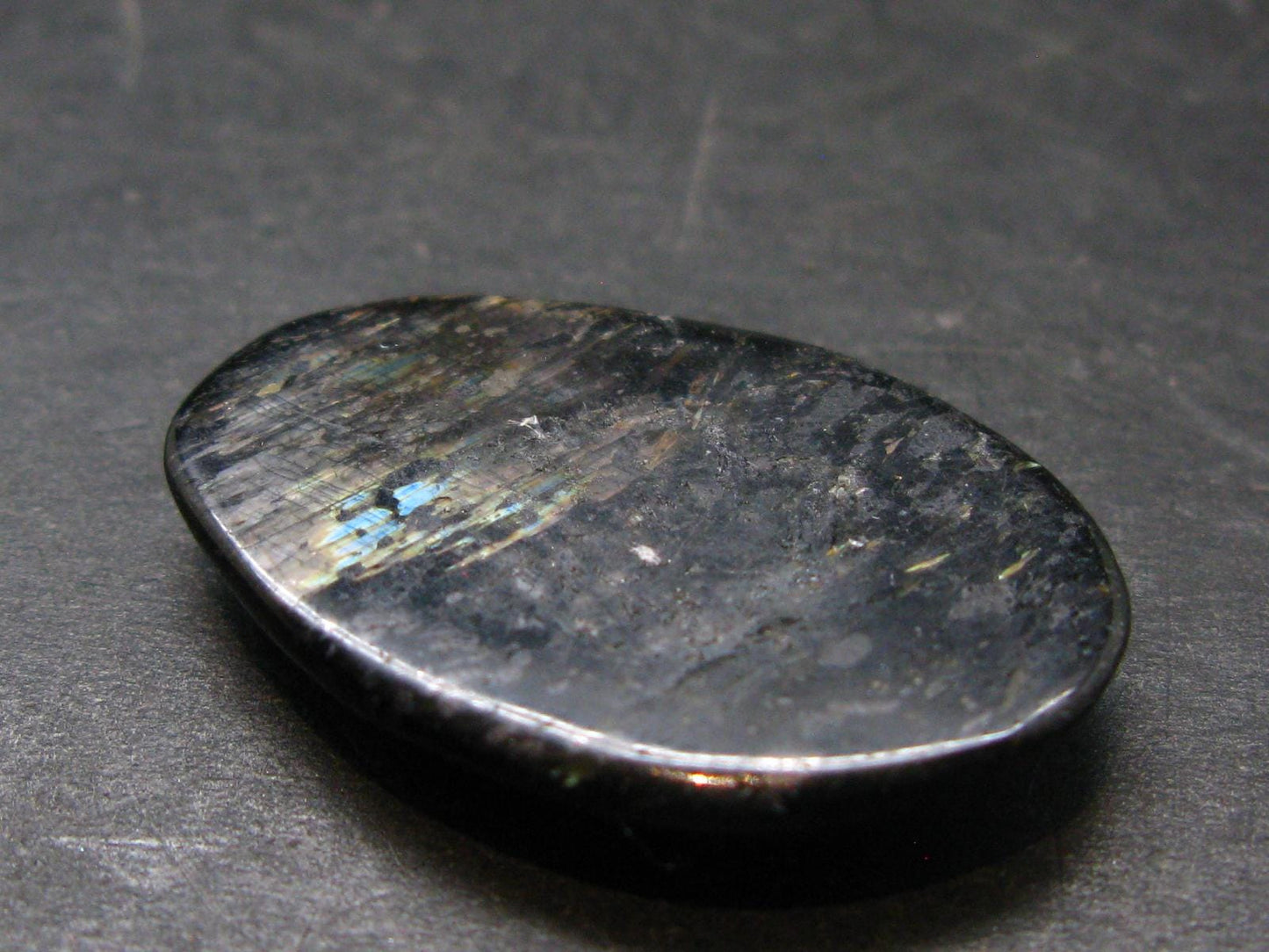 Rare Nuumite Nuummite Cabochon From Greenland - 1.1" - 6.24 Grams