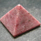 Rare Red Thulite Pyramid From Norway - 1.1" - 18.57 Grams