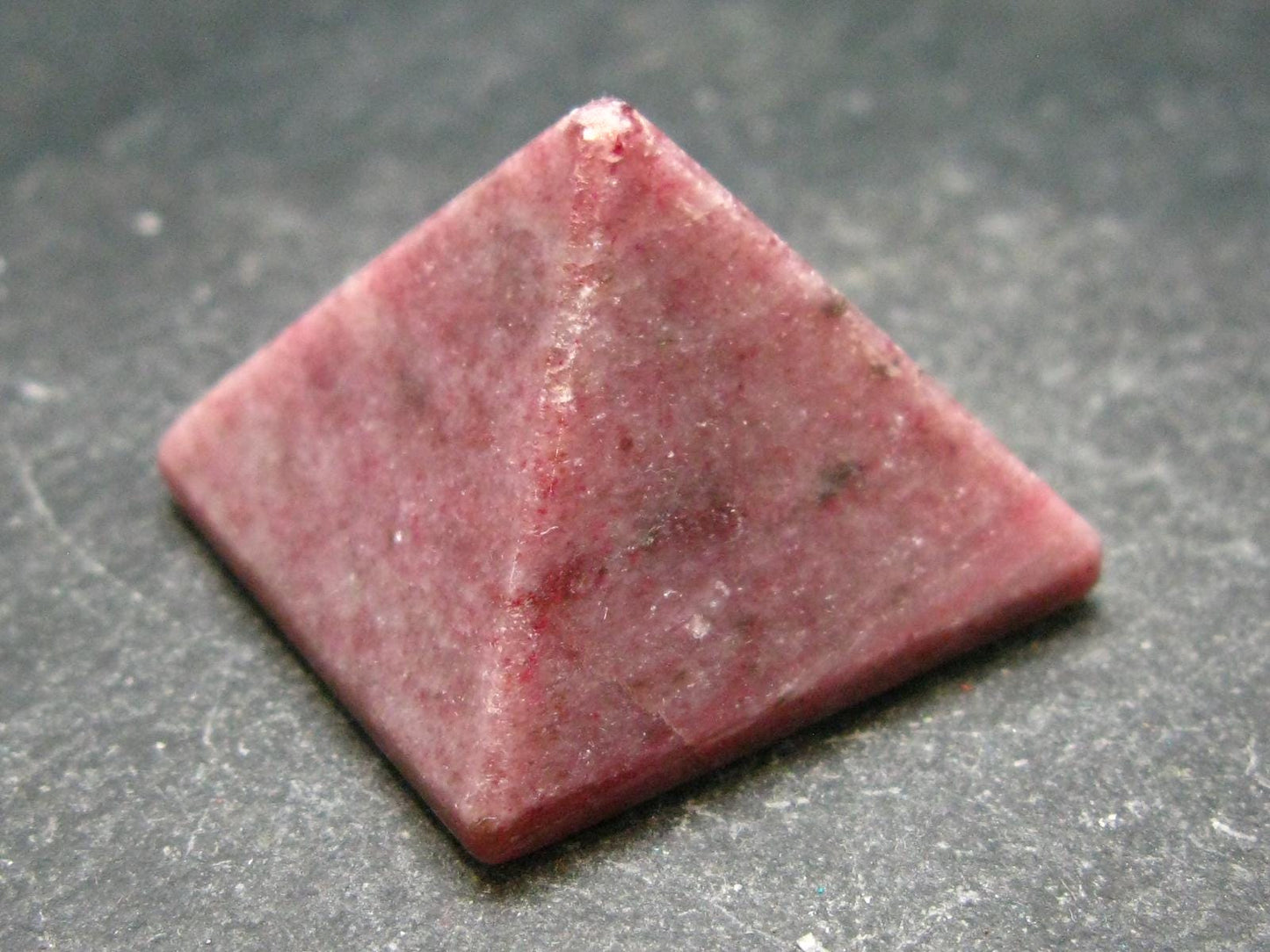 Rare Red Thulite Pyramid From Norway - 1.1" - 18.57 Grams