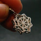 Emerald Silver Pendant W/Chain From Colombia - 3.86 Grams Total
