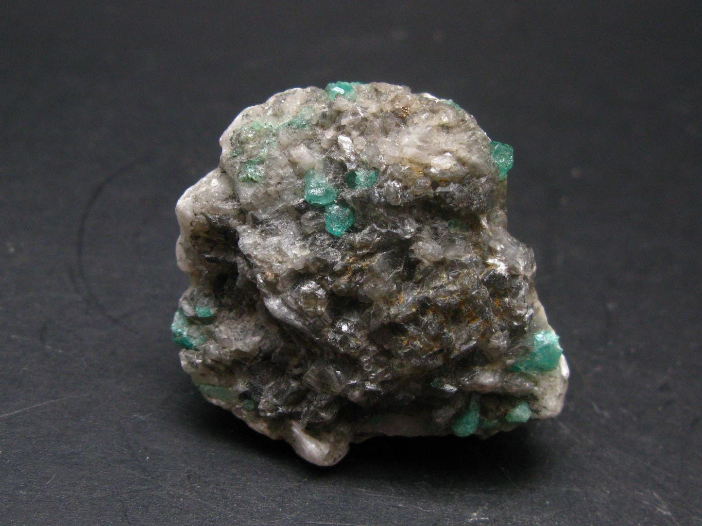 Emerald Beryl Crystals On Matrix From Colombia - 1.8"- 63.97 Grams