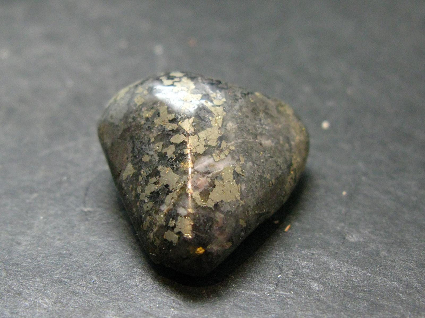 Healers Gold Tumbled Stone From USA - 1.1" - 18.60 Grams