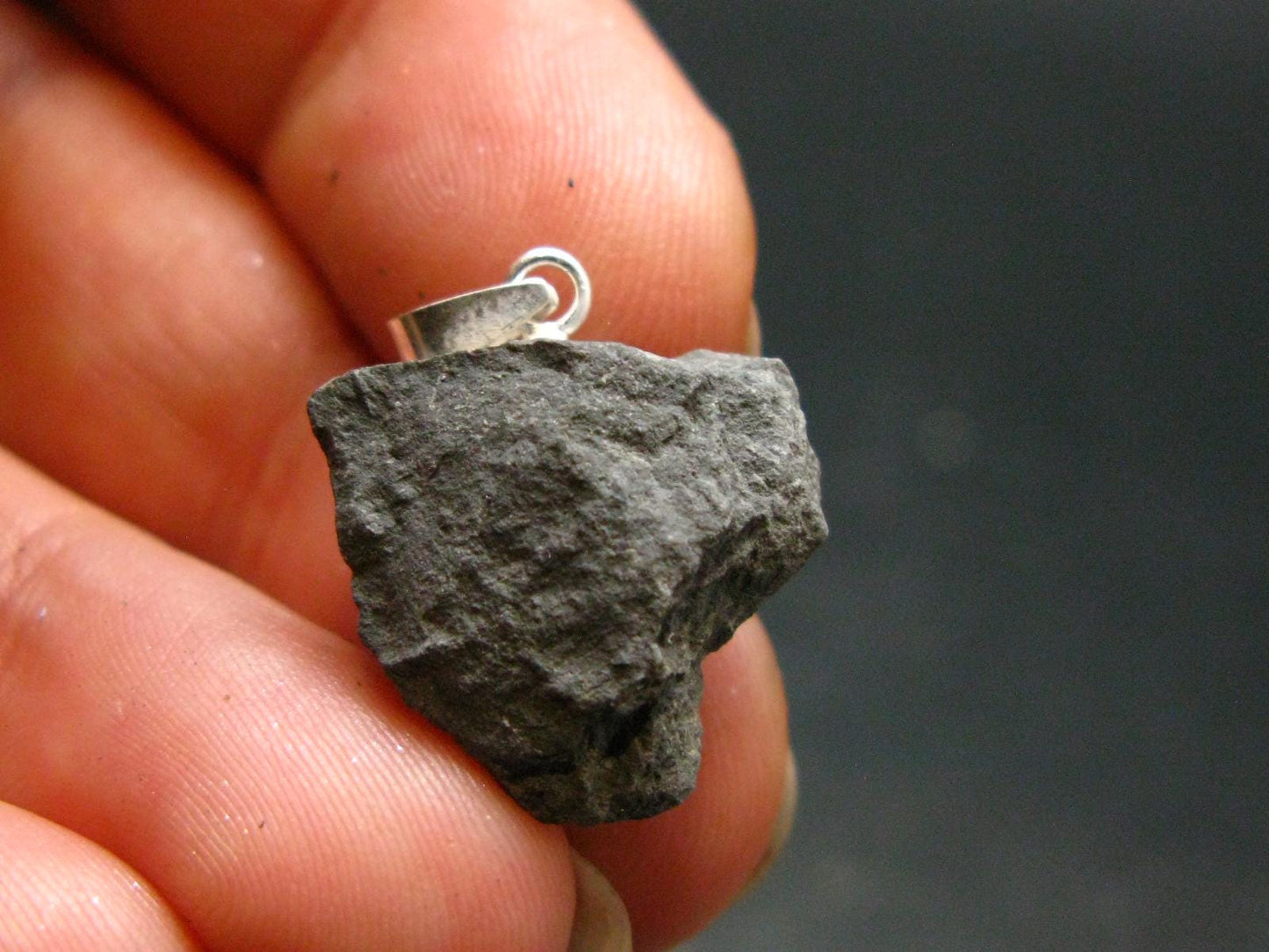 Rare Shammanite Shamanite Master Shamanite Sterling Silver Pendant From USA - 0.9" - 2.11 Grams