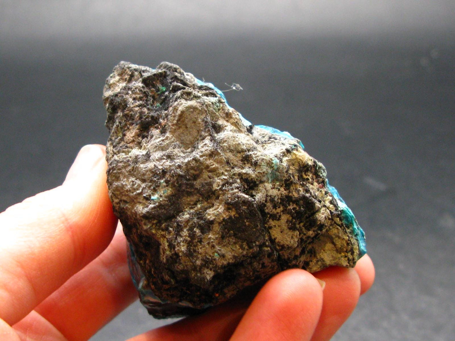 Raw Chrysocola Piece from Peru - 2.5" - 117.89 Grams