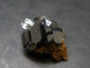 Cassiterite Silver Pendant From Bolivia - 1.1" - 11.42 Grams