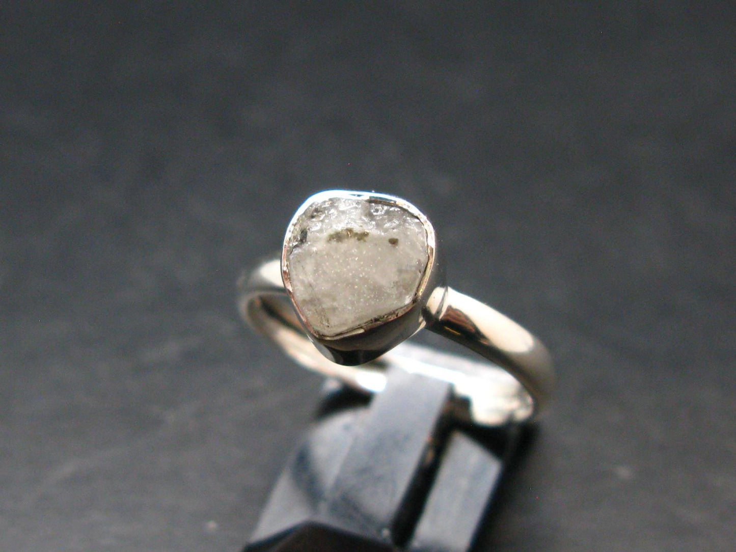 10.40 Carat Phenakite Phenacite Sterling Silver Size 8 Ring from Brazil