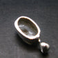 Gray Herderite Silver Pendant from Africa - 0.7" - 1.16 Grams