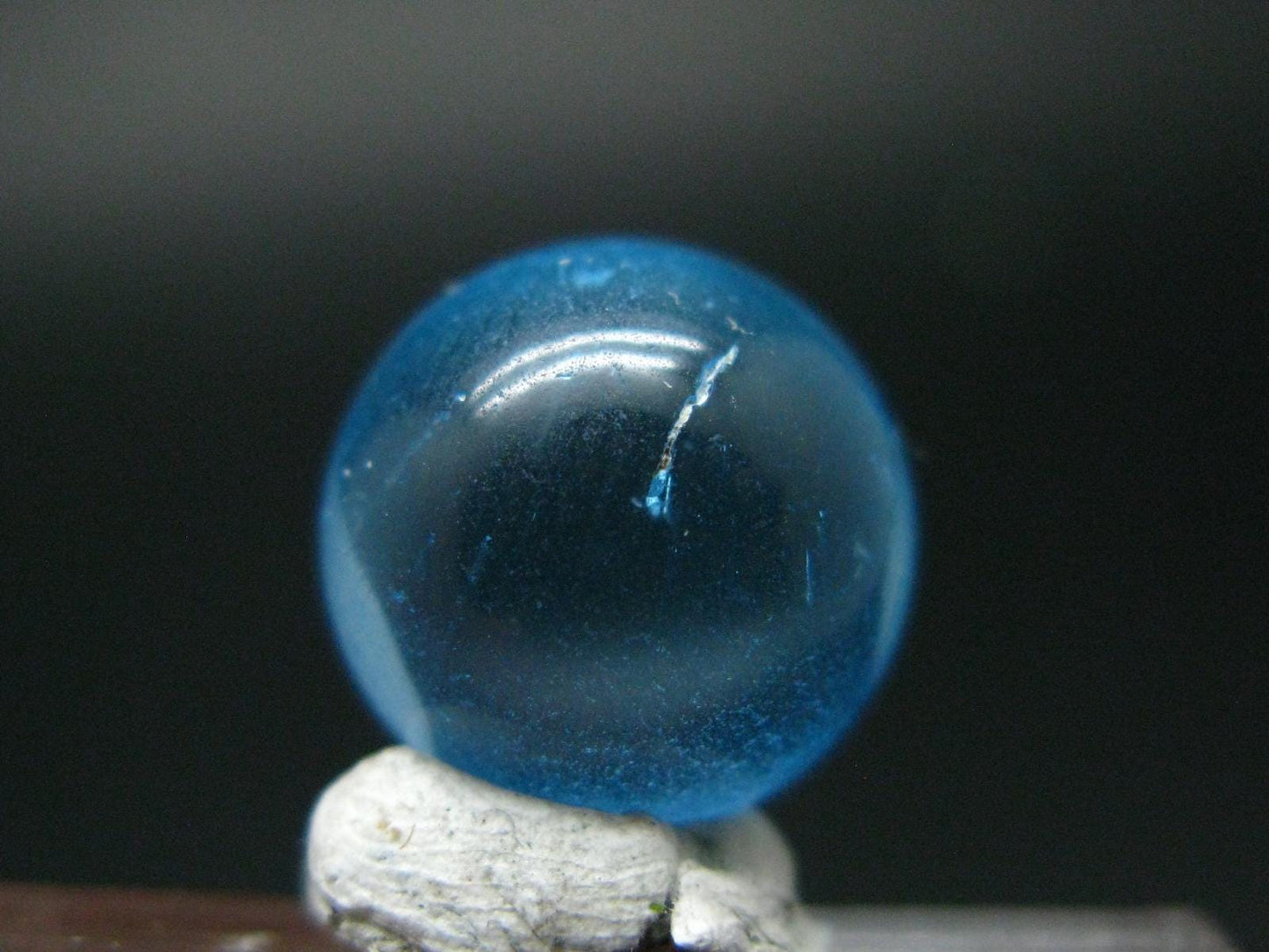 Blue Topaz Sphere Ball From Brazil - 1.2cm - 15.70 Carats