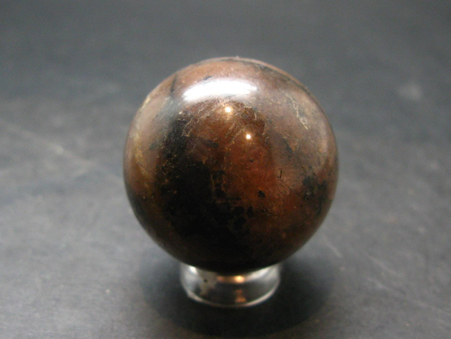 Chiastolite Variety of Andalusite Sphere from China - 1.2" - 51.10 Grams