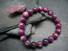 Ruby Genuine Bracelet ~ 7 Inches ~ 10mm Round Beads