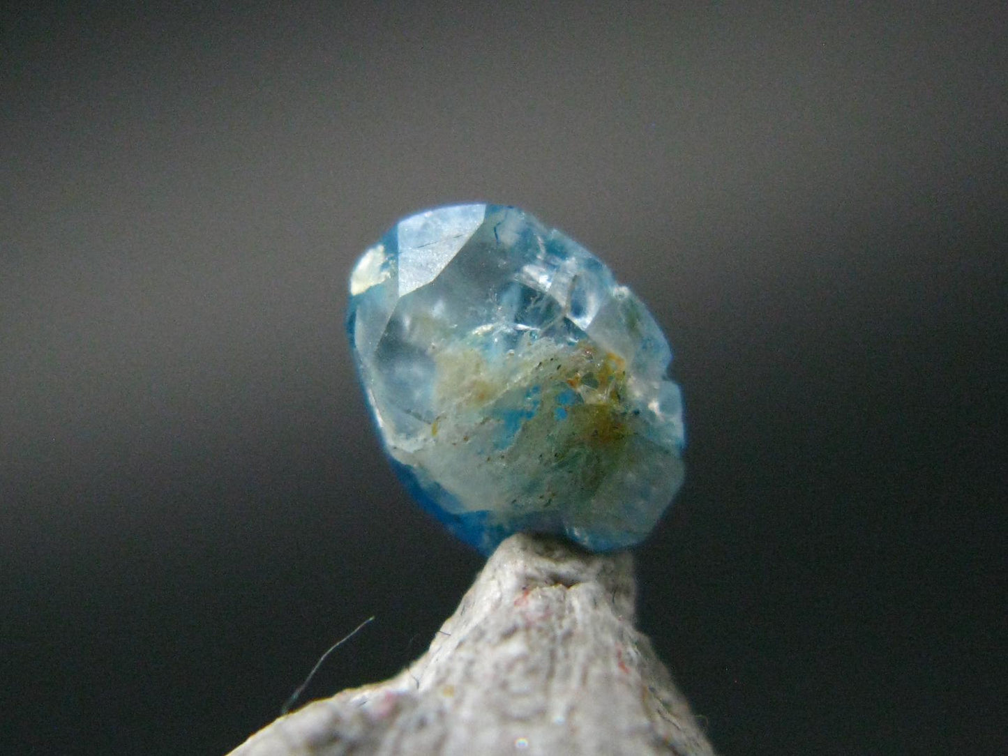 Gem Benitoite Cut Stone From California - 0.30 Carats - 5x4mm